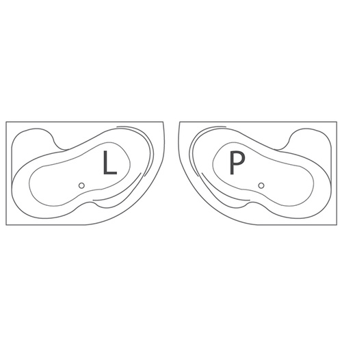 Nákres TULLIP - SANIPRO (L / P)