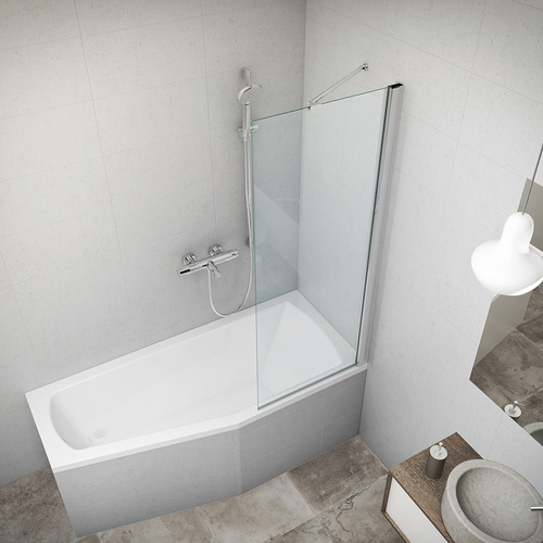 Vanová zástěna PXV1 - pohled shora